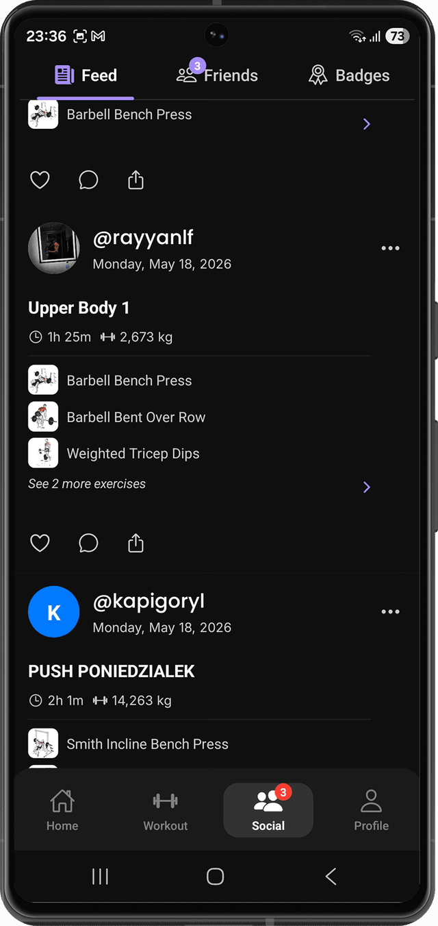 RepEight V1.5.3 on Android