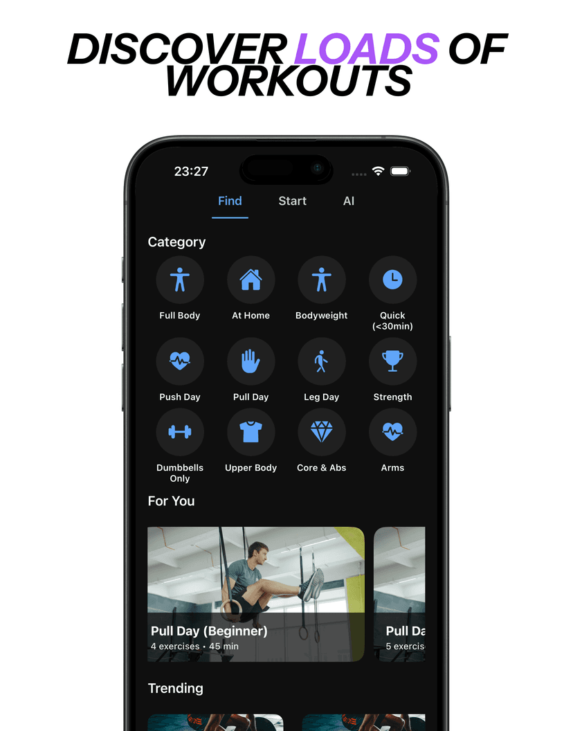 AI-Powered Personalised Workout Plans